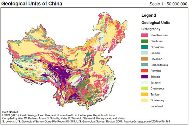 Geological Map of China