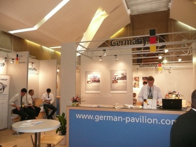 The German pavilion